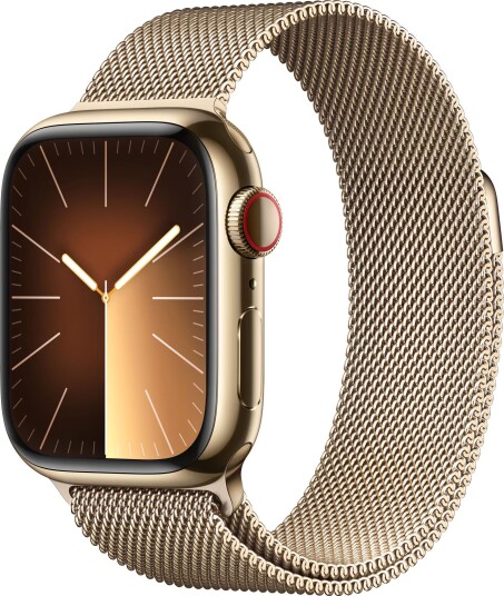 Apple Watch S9 41mm GPS+CEL (Gold Stainless/Gold Milanese Loop) Apple Watch S9 41mm GPS+CEL (Gold Stainless/Gold Milanese Loop)