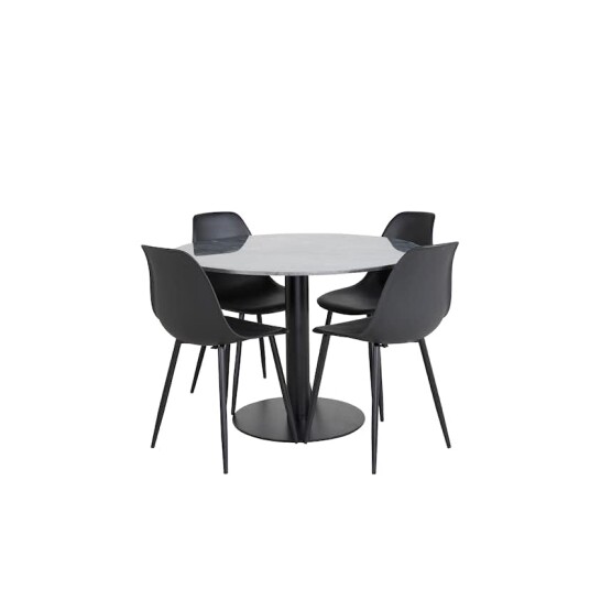 Venture Home Spisegruppe Venture Home Estelle med 4 Pop Stoler GR20491