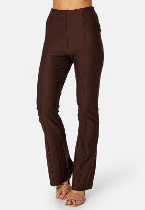 BUBBLEROOM Janine rib trousers Brown S