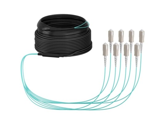 Efb Elektronik Trunk Kabel U-Dq Zn Bh Om3 8G 1X8 Sc-Sc 40M Dca Lszh - Kabel - 40 M (O8321s40om3)