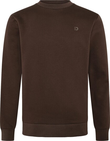 Tom Tailor Solid Crew Neck Sweatshirt Brown M