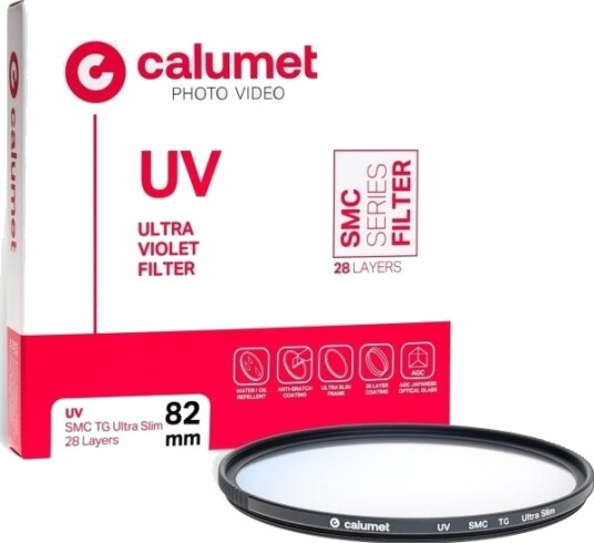 Calumet Filtr Uv Smc Tg 82 Mm Ultra Slim 28 Lag