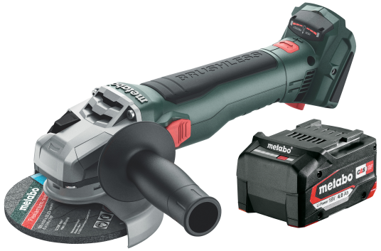 Metabo W18LTBL 11 125 Vinkelsliper 18V Kombipakke med 4Ah batteri