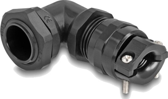 Delock Kabelgland Vinklet PG13.5 9mm Sort 60595