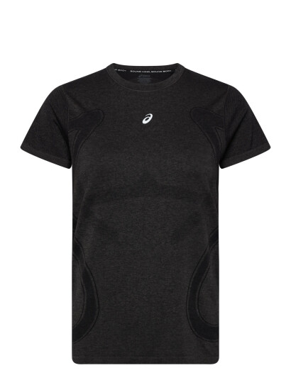 Asics Road Seamless Ss Top - Black - L