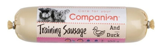 Companion Andepølse Treningsgodbiter 100 g til hund Companion Andepølse Treningsgodbiter 100 g til hund