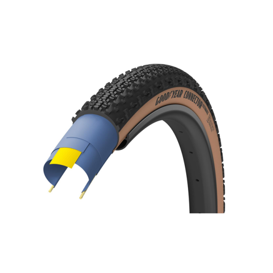 Goodyear Connector 700 x 35c TLR 120 TPI Tan skinwall Goodyear Connector 700 x 35c TLR 120 TPI Tan skinwall