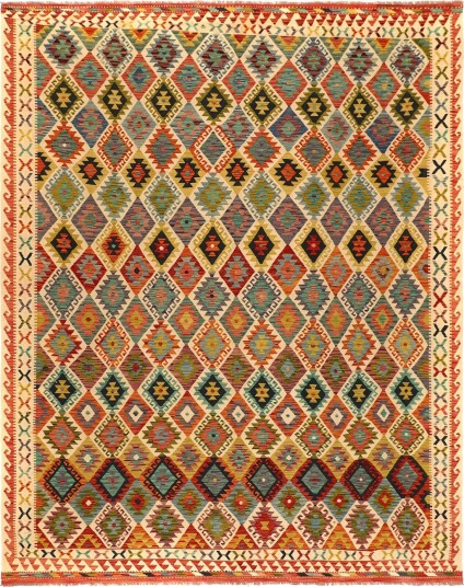 Orientalsk kelimteppe 394 x 309 cm Størrelse: 394 x 309 cm Orientalsk kelimteppe 394 x 309 cm Størrelse: 394 x 309 cm
