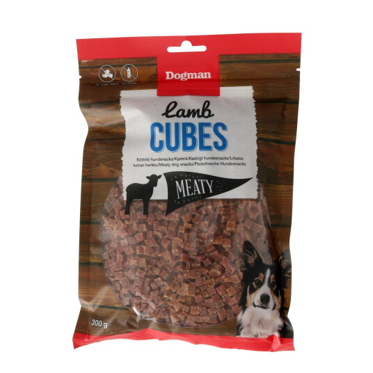Dogman Lammeterninger Hundefôr med 80g Kjøttsnacks Dogman Lammeterninger Hundefôr med 80g Kjøttsnacks