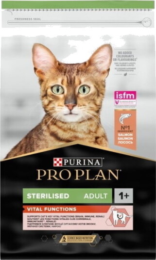 Purina Pro Plan Kattemat Voksen Sterilisert med Laks 10 kg