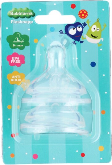 2B Baby Babblarna Flaskesmokk L 2-pack
