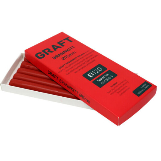 GRAFT FR Brannkitt Ø15mm 5stk x 20cm - 1879050 GRAFT FR Brannkitt Ø15mm 5stk x 20cm - 1879050