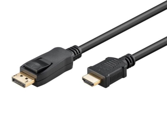 Displayport til HDMI-kabel 1 m