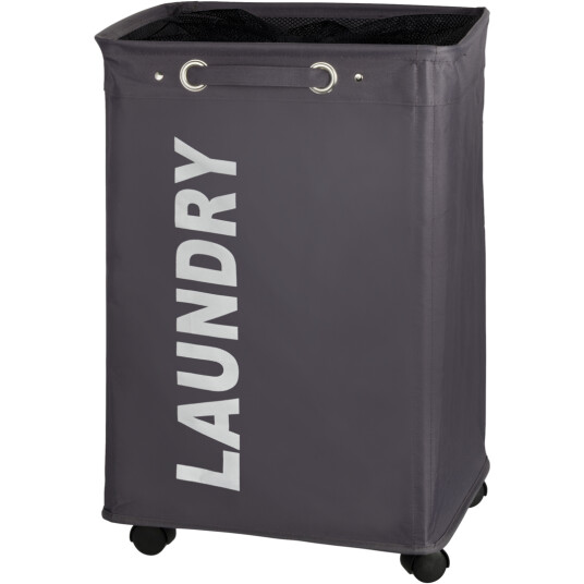WENKO SKITTENTØYSKURV LAUNDRY STOR GRÅ WENKO SKITTENTØYSKURV LAUNDRY STOR GRÅ