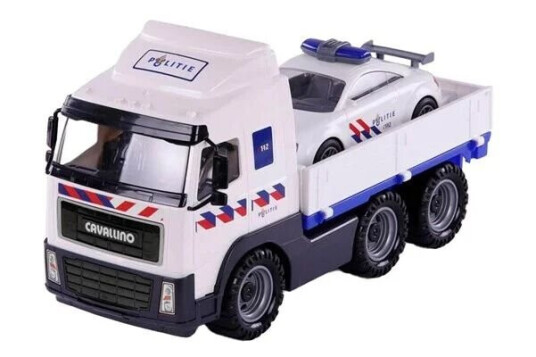 Cavallino Toys Cavallino Police Truck and Police Car Scale 1:16