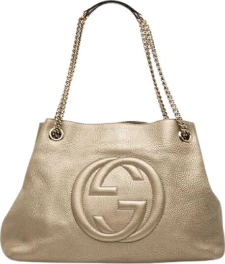 Gucci Vintage Dame Pre owned Beige ONE SIZE, Gucci Vintage Dame Pre owned Beige ONE SIZE,