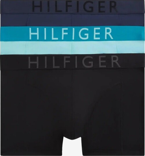 Tommy Hilfiger 3P Trunk W Cooling Tech ACT AQU BLK PITCH BLU M