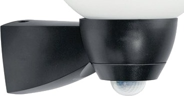 Esylux Al P Garda 130 Vegglys Sort Akrylonitril Butadien Styren Abs Glass Ip44 Fasade Ii