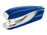 Leitz - Stiftemaskin - 40 ark / 4 mm - 24/6, 26/6, 24/8 - plast, metall - blå