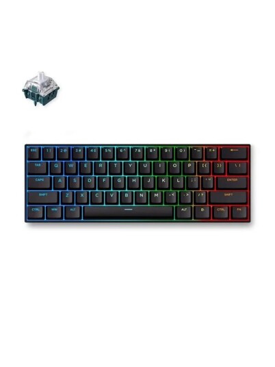 MCHOSE Ace 60 Pro TTC Uranus Magnetic SE Hall Effect Uten numpad Engelsk USA Svart MCHOSE Ace 60 Pro TTC Uranus Magnetic SE Hall Effect Uten numpad Engelsk USA Svart