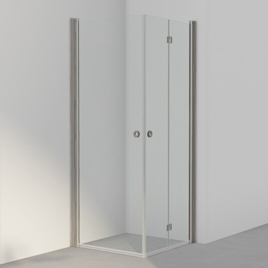 INR Iconic Nordic Rooms Dusjhjørne Linc 66 Flex Måltilpasset Stone / - Høyre Klart Glass