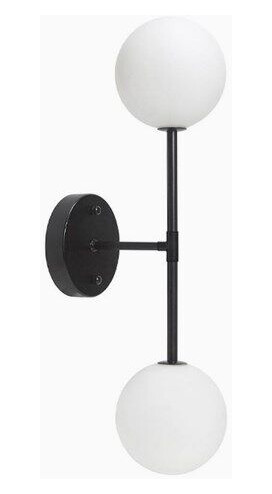 Pr Home Sigma D vegglampe Svart Opalisert 49cm IP24 1670320-03-0 1670320-01-0 Pr Home Sigma D vegglampe Svart Opalisert 49cm IP24 1670320-03-0 1670320-01-0