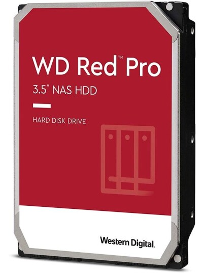 WD Red Pro 121KFBX NAS (CMR) Harddisk - 12 TB - 3.5" - 7200 rpm - SATA-600 - 256 MB cache WD Red Pro 121KFBX NAS (CMR) Harddisk - 12 TB - 3.5" - 7200 rpm - SATA-600 - 256 MB cache