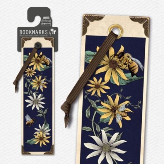 Vintage Bookmarks   Bees & Flowers
