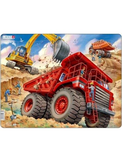 Larsen Puzzles Giant Dump Truck Larsen Puzzles Giant Dump Truck