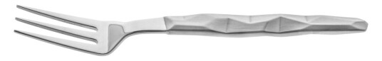 VEGA Kakegaffel Diamante; 16 cm (L); Sølvfarge, Håndtak Sølvfarge; 12 Stykk / Forpakning VEGA Kakegaffel Diamante; 16 cm (L); Sølvfarge, Håndtak Sølvfarge; 12 Stykk / Forpakning