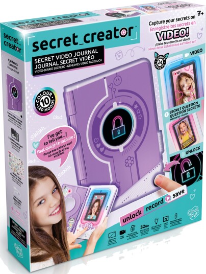 Studio Creator Studio Creator Secret Video Journal - Purple - ONE SIZE Studio Creator Studio Creator Secret Video Journal - Purple - ONE SIZE