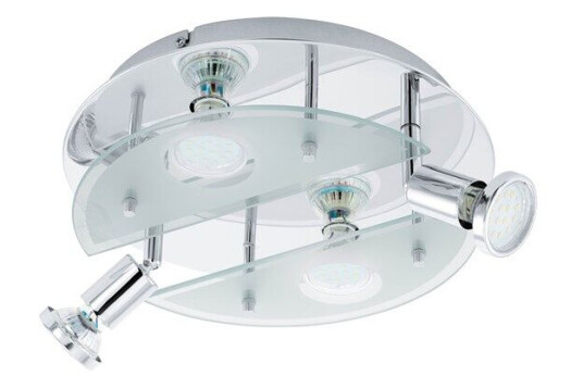 EGLO CABO 1 wall / ceiling light white clear