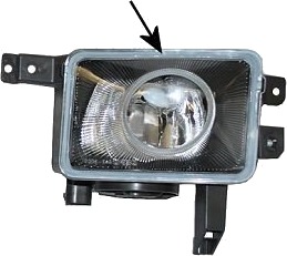 VAN WEZEL 3777996 Tåkelyskaster