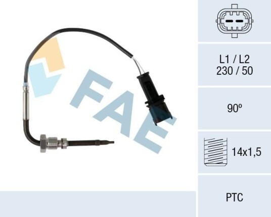 Sensor, eksostemperatur FAE 68075