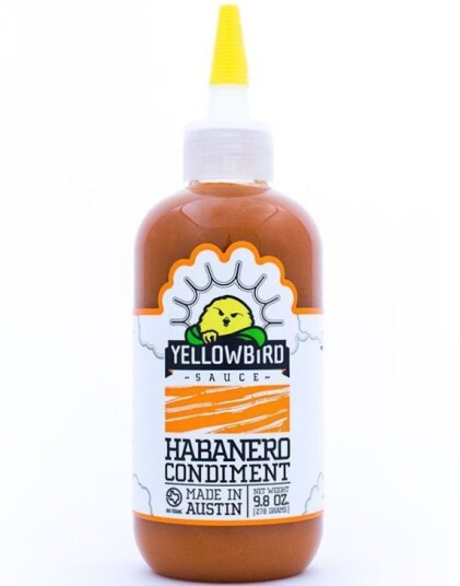 Yellowbird Habanero Pepper Condiment Sterk Habanerosaus med Gulrotbase 278 gram USA Import Yellowbird Habanero Pepper Condiment Sterk Habanerosaus med Gulrotbase 278 gram USA Import
