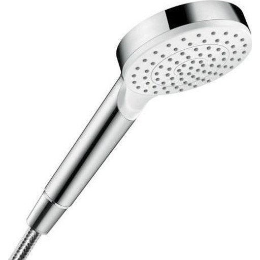 Hansgrohe Crometta Hånddusj 1jet, EcoSmart, Hvit/Krom