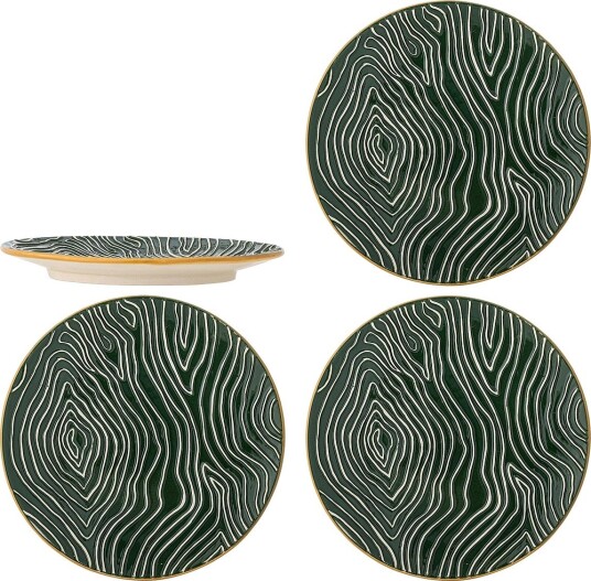 Bloomingville Woodsby Plate - MULTI-COLOURED - Ø 16 cm