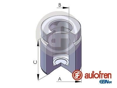 Autofren Seinsa Stempel bremsecaliper AUTOFREN SEINSA D025575 Autofren Seinsa Stempel bremsecaliper AUTOFREN SEINSA D025575