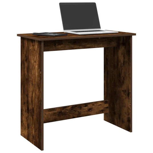 Skrivebord røkt eik 80x40x75 cm konstruert tre