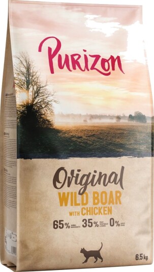 Purizon Tørrfôr Original Villsvin Med Kornfri Ny Kylling 6.5 kg Purizon Tørrfôr Original Villsvin Med Kornfri Ny Kylling 6.5 kg