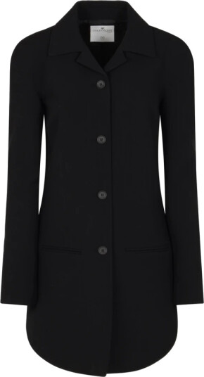 Courrèges Dame Frakker Svart S,