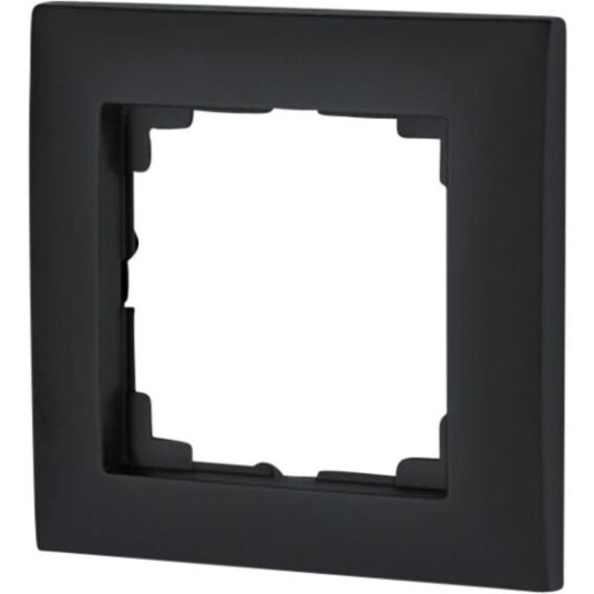 xComfort Ramme enkel matt sort for 55x55mm CRAZ-01/09 - 4560798 xComfort Ramme enkel matt sort for 55x55mm CRAZ-01/09 - 4560798