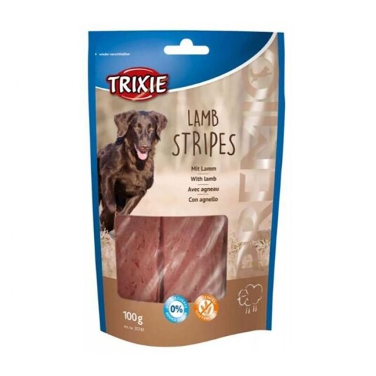 Trixie Premio Lamb Stripes Godbiter Til Hund 100 G