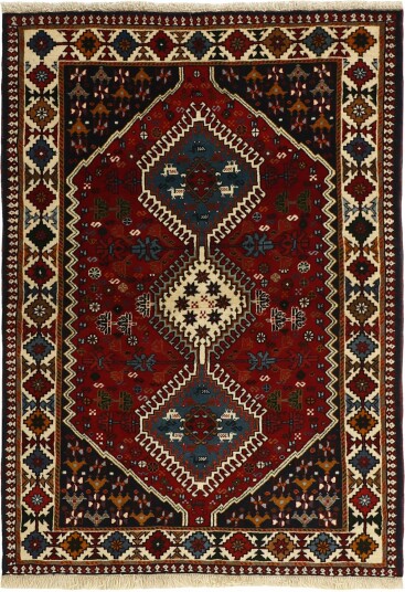 Håndknyttet. Opphav: Persia Yalameh Teppe 101x149