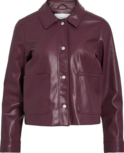 Vila Jakke viHellium Short Jacket Rød Vila Jakke viHellium Short Jacket Rød