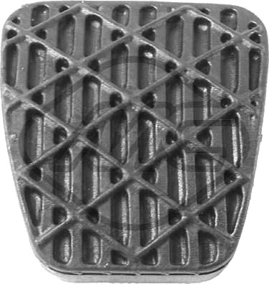 Pedalbelegg, clutchpedal Metalcaucho 41840