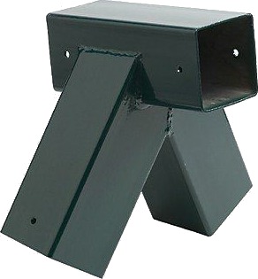 Hjørnebeslag 90x90mm for huskestativ/lekestativ