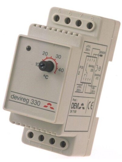 Danfoss Devireg 330 -10 / +10 c din rail thermostat (5703466209219) Danfoss Devireg 330 -10 / +10 c din rail thermostat (5703466209219)