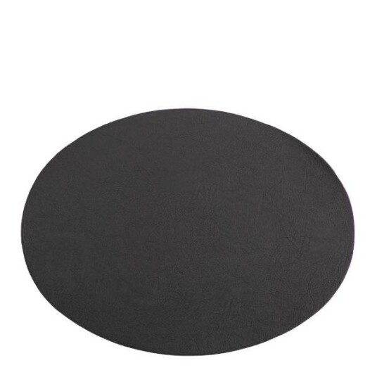 ZicZac - Troja dekkebrikke 45x33 cm oval svart