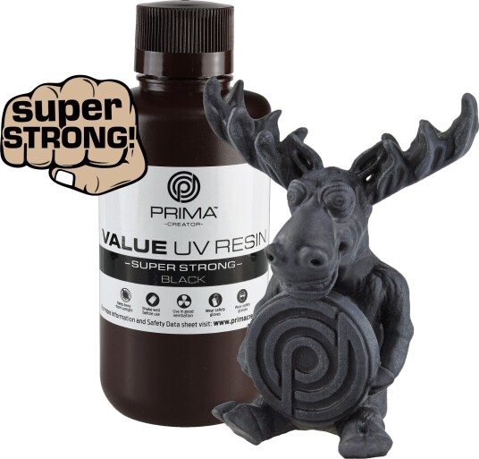 PrimaCreator Super Strong UV Resin-500ml-Black
